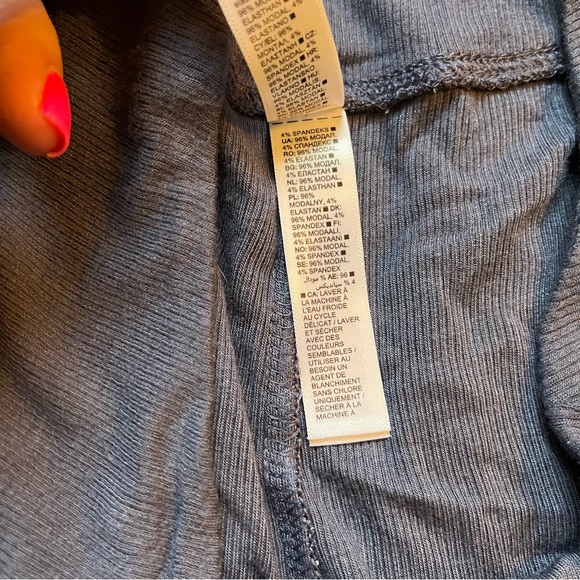 Athleta Well Rested Rib Sleep Wide Leg Pant size large - Picture 5 of 9